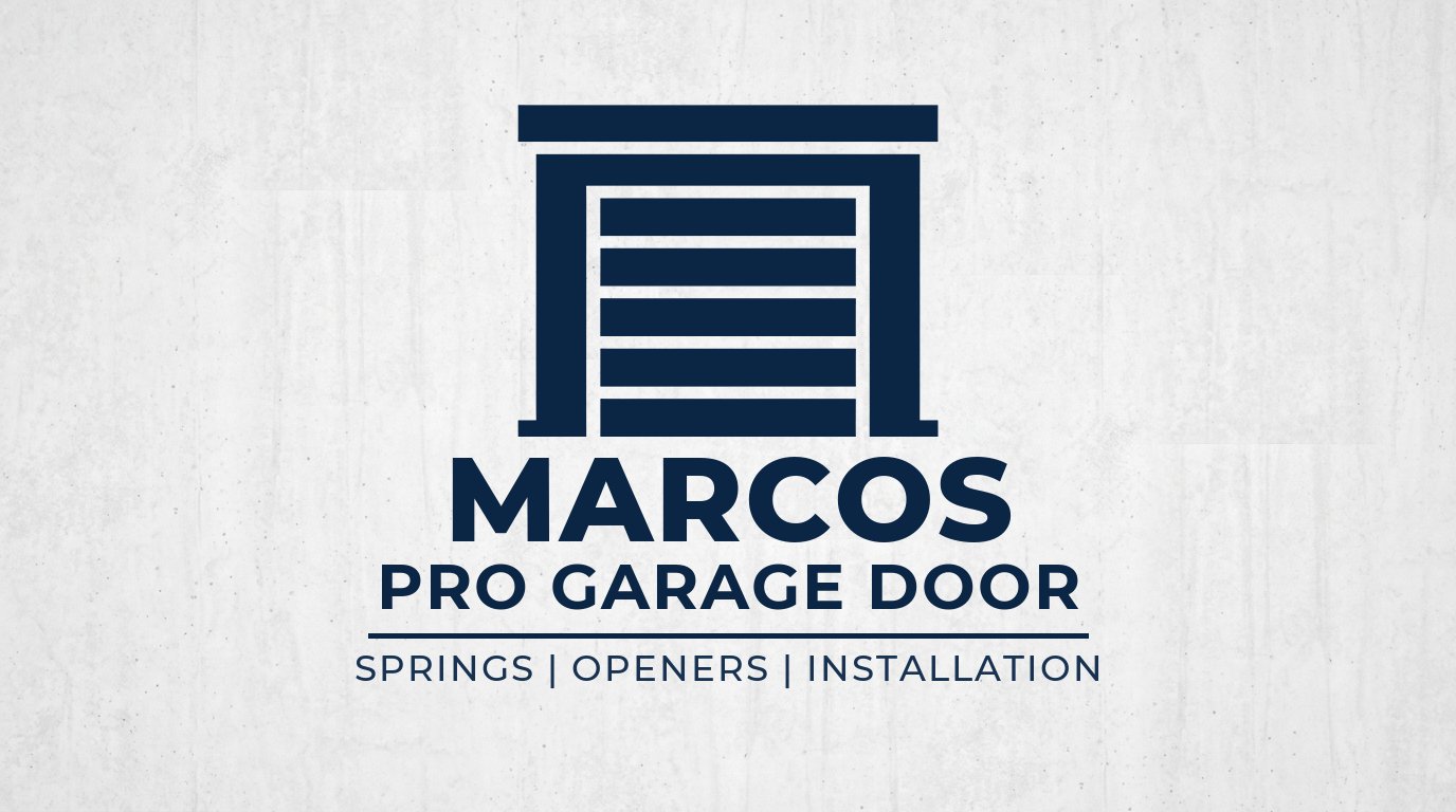 Marcos Pro Garage Door Logo